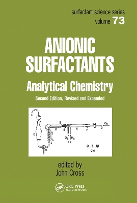 Anionic Surfactants: Analytical Chemistry, Second Edition, book