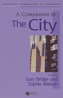 A Companion to the City by Gary Bridge