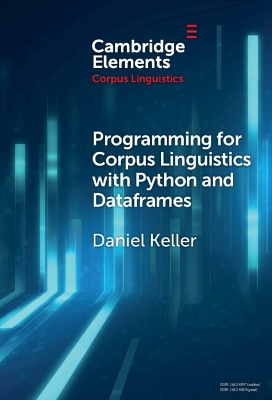 Programming for Corpus Linguistics with Python and Dataframes book