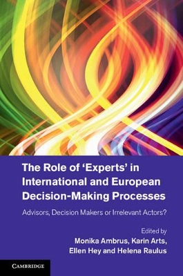 Role of 'Experts' in International and European Decision-Making Processes book