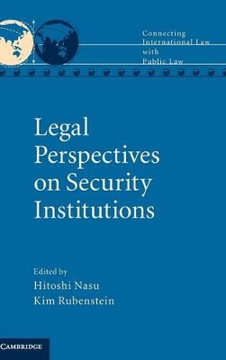 Legal Perspectives on Security Institutions book