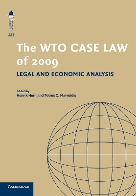 WTO Case Law of 2009 book