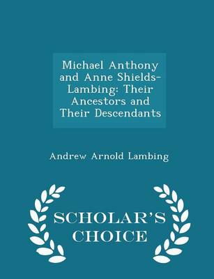 Michael Anthony and Anne Shields-Lambing book