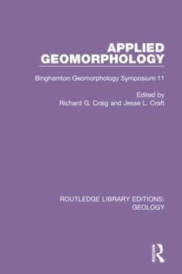Applied Geomorphology: Binghamton Geomorphology Symposium 11 book
