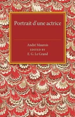 Portrait d'une actrice book