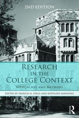 Research in the College Context book