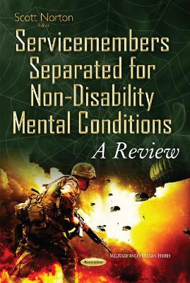 Service Members Separated for Non-Disability Mental Conditions book