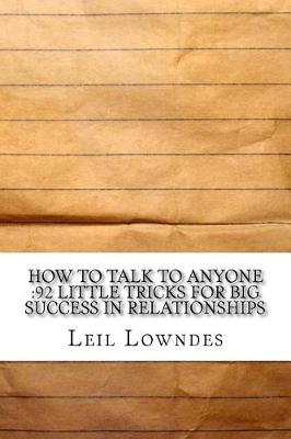 How to Talk to Anyone book