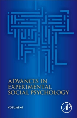 Advances in Experimental Social Psychology: Volume 65 book