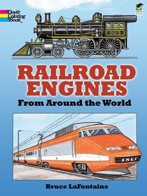 Railroad Engines from Around the World Coloring Book book