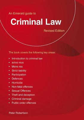 A Guide To Criminal Law book