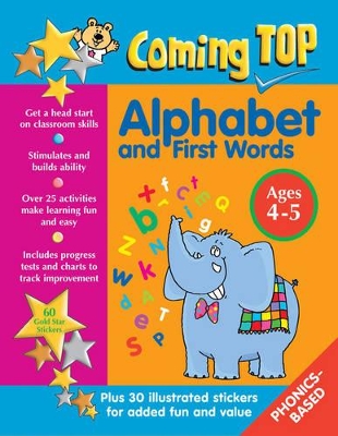 Coming Top: Alphabet and First Words - Ages 4 - 5 book