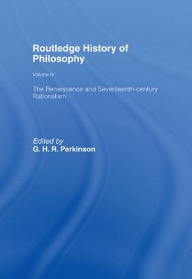 Routledge History of Philosophy book