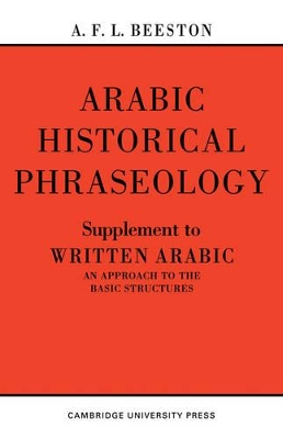 Arabic Historical Phraseology book