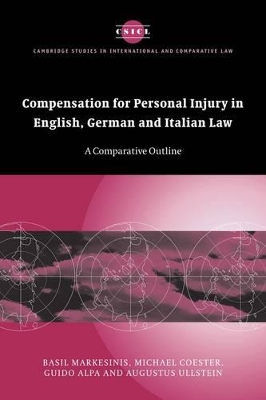 Compensation for Personal Injury in English, German and Italian Law by Basil Markesinis