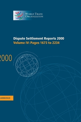 Dispute Settlement Reports 2000: Volume 4, Pages 1673-2234 book