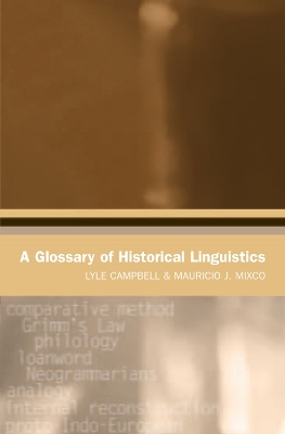 Glossary of Historical Linguistics book
