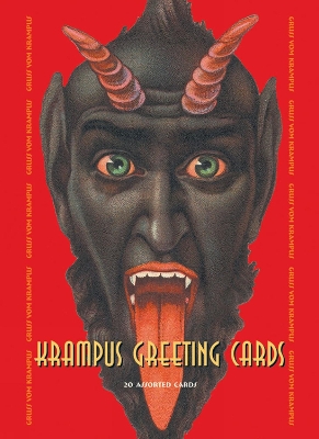 Krampus Greeting Cards by Monte Beauchamp