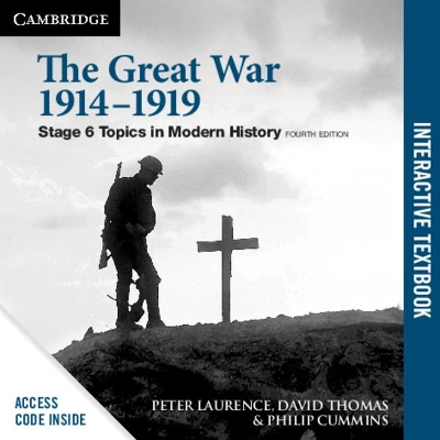 The Great War 1914–1919 Digital Card: Stage 6 Modern History book