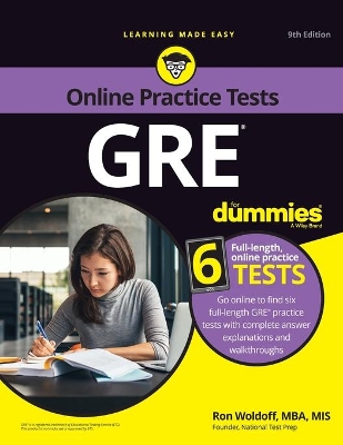 GRE For Dummies with Online Practice Tests by Ron Woldoff