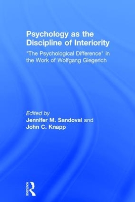 Psychology as the Discipline of Interiority book