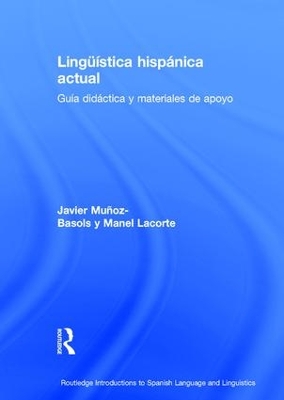 Linguistica hispanica actual by Javier Muñoz-Basols