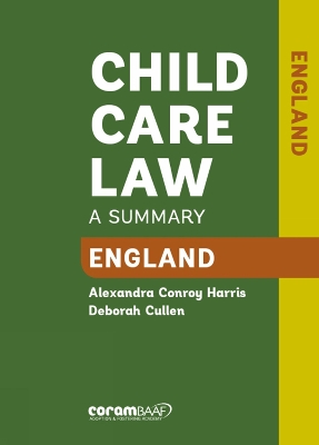 Child Care Law: England 7th Edition book