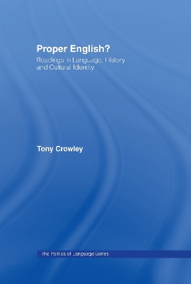 Proper English? by Tony Crowley