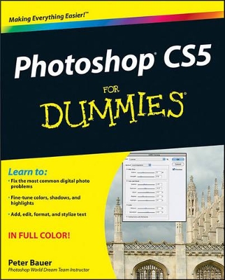 Photoshop CS5 For Dummies book