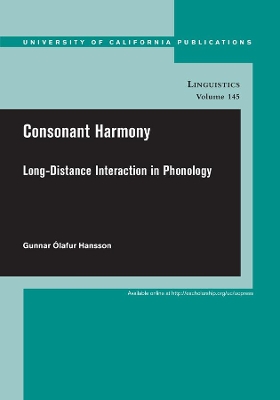 Consonant Harmony book