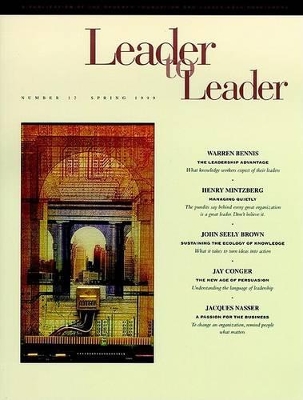 Leader Leader V12 99 Urnal Sponsored by the Peter F. Drucker Foundation for Nonprofit Management) book