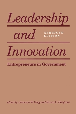 Leadership and Innovation book