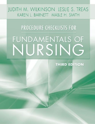 Procedure Checklists for Fundamentals of Nursing book