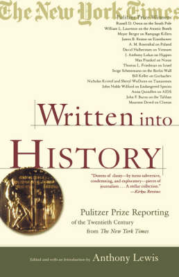 Written Into History book