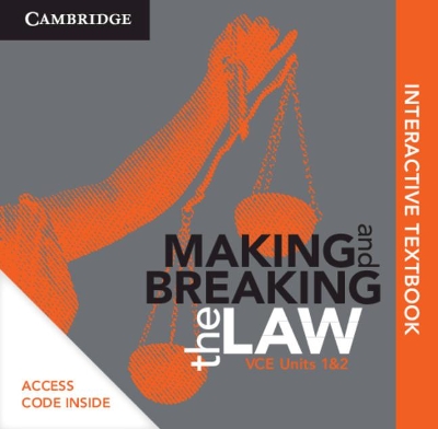 Cambridge Making and Breaking the Law VCE Units 1 and 2 Digital (Card) by Tim Lee