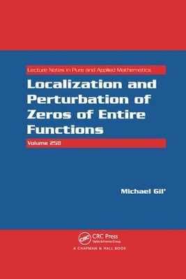 Localization and Perturbation of Zeros of Entire Functions book