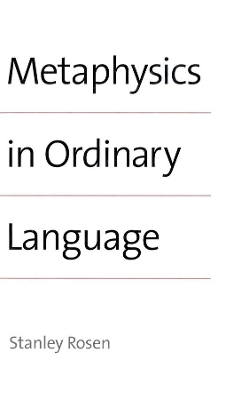 Metaphysics in Ordinary Language book