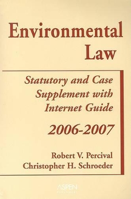 Environmental Law by Robert V Percival