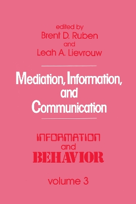 Mediation, Information, and Communication book