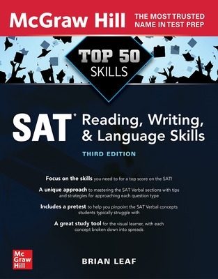 Top 50 SAT Reading, Writing, and Language Skills, Third Edition book