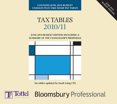 Tax Tables: 2010/11 book