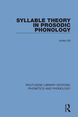 Syllable Theory in Prosodic Phonology by Junko Itô