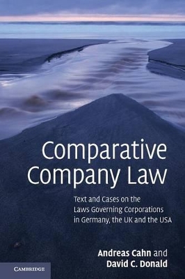 Comparative Company Law by Andreas Cahn