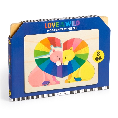 Love in the Wild Wooden Tray Puzzle book