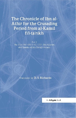 Chronicle of Ibn Al-Athir for the Crusading Period from Al-Kamil Fi'l-Ta'rikh book