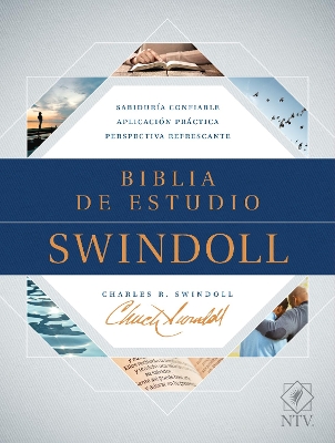 Biblia de estudio Swindoll NTV, SentiPiel, Negro, Indice book