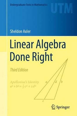 Linear Algebra Done Right book