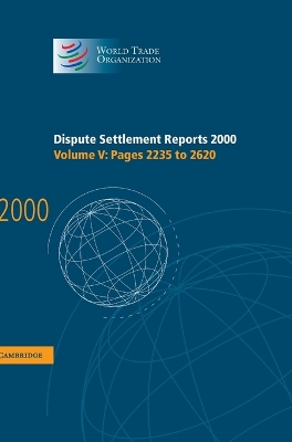 Dispute Settlement Reports 2000: Volume 5, Pages 2235-2620 book