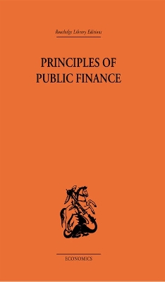Principles of Public Finance by Hugh Dalton