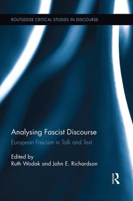 Analysing Fascist Discourse book